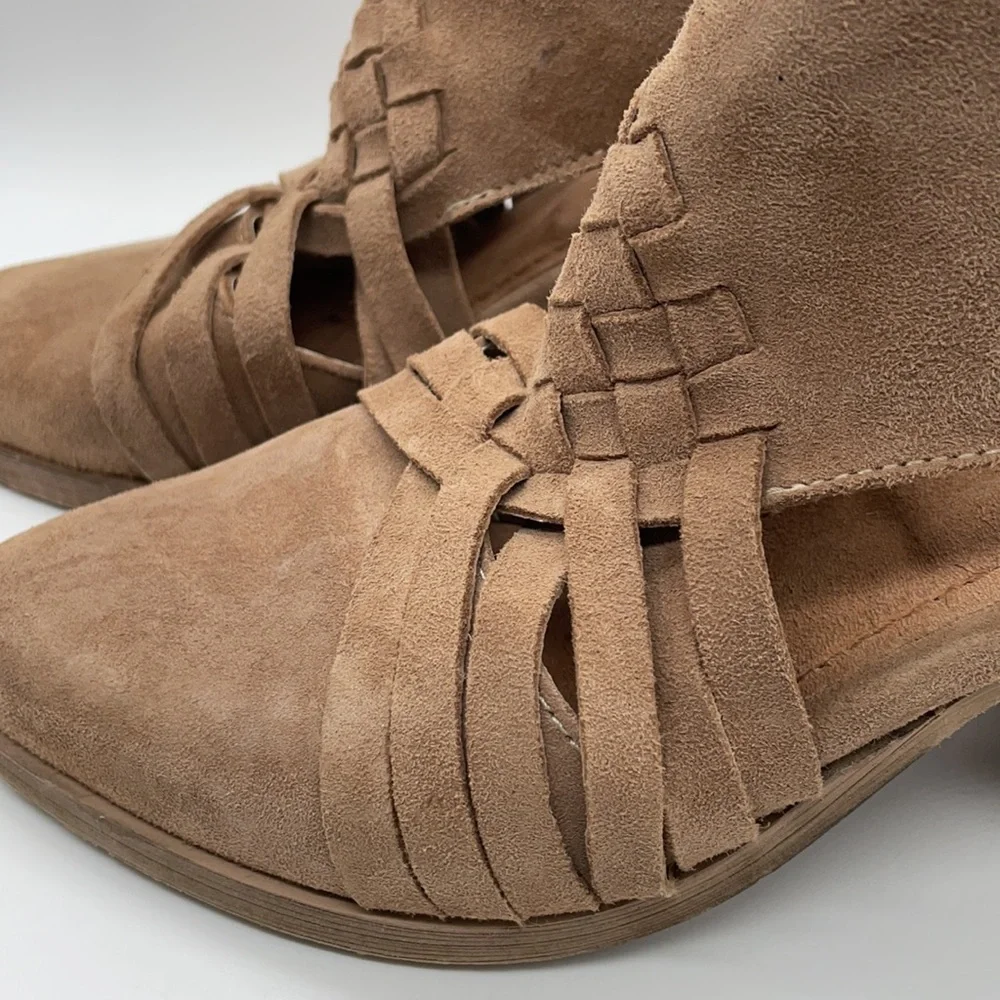 Rebels Levi Leather Mules Sz 7 Tan - Picture 2 of 9